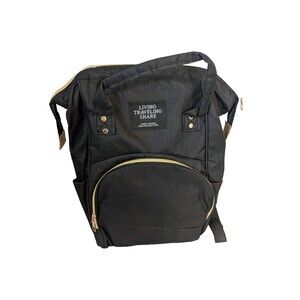 Living Traveling Share From Yours Nice To Meet You Diaper Backpack NWOT